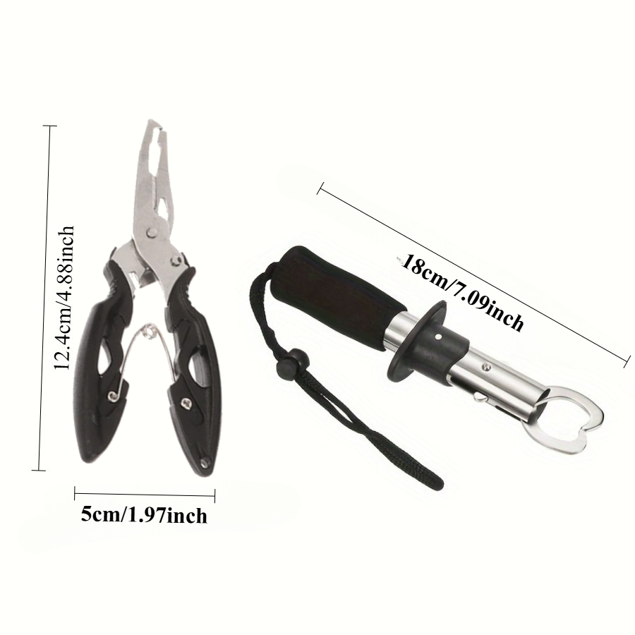 2 قطعة مجموعة تحكم الأسماك تضم - مراجعة Fishing Hook Stainless Steel وسعره