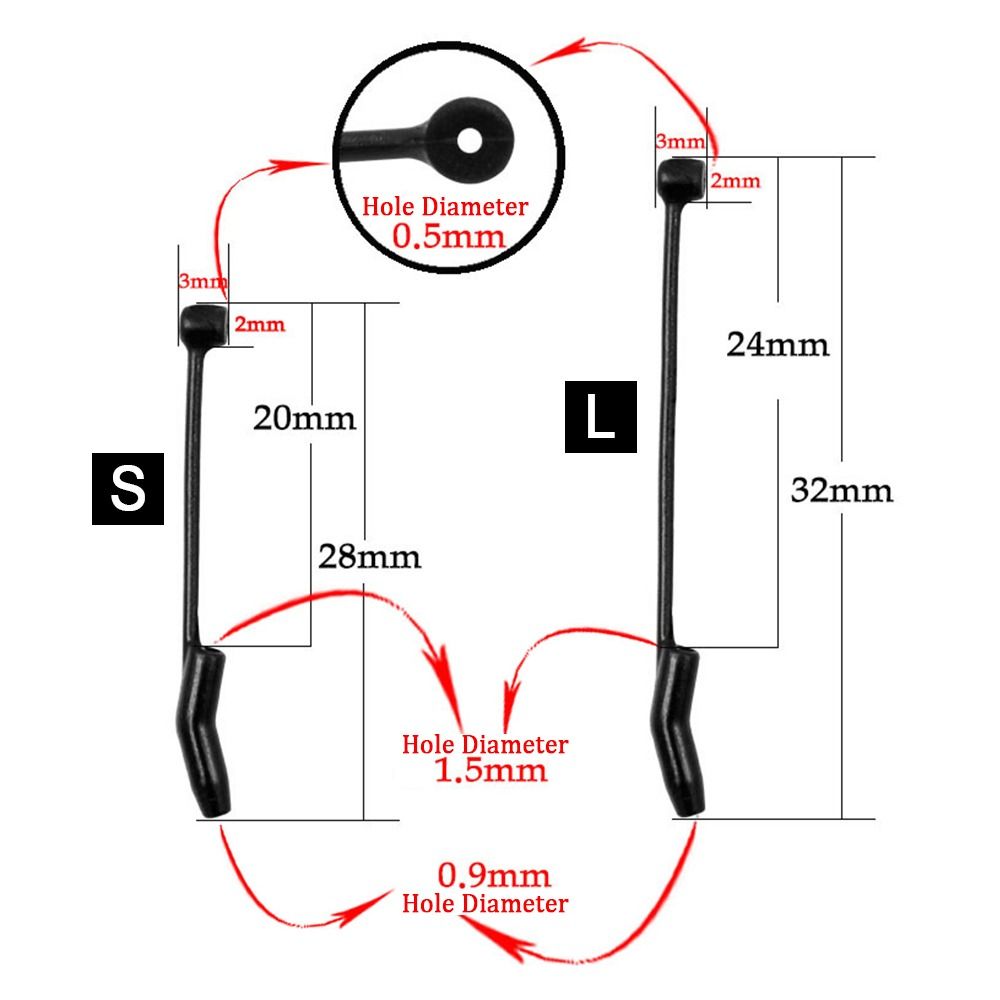 10 قطع من أكمام خطاف الصيد الم - مراجعة Fishing Hook Stainless Steel وسعره