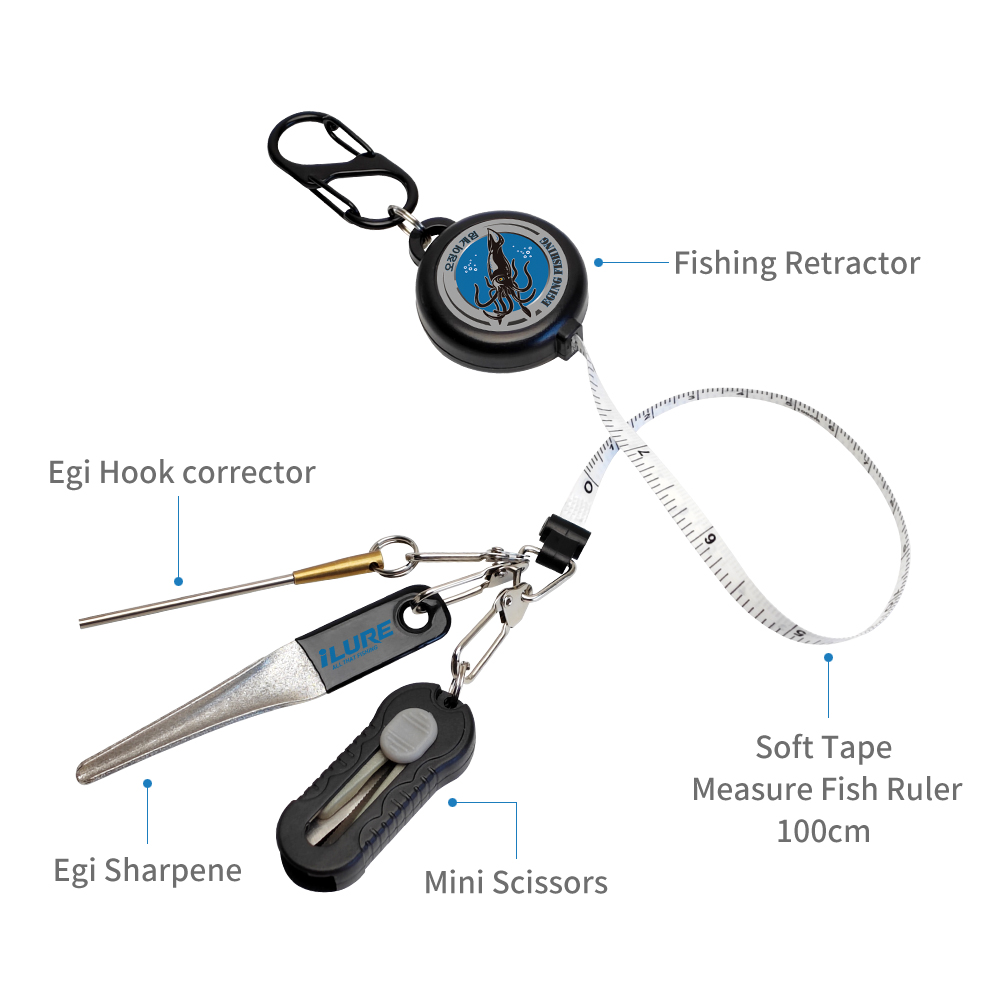 طقم صيد الأسماك 4 في 1: أداة س - مراجعة Fishing Hook Sharpener وسعره