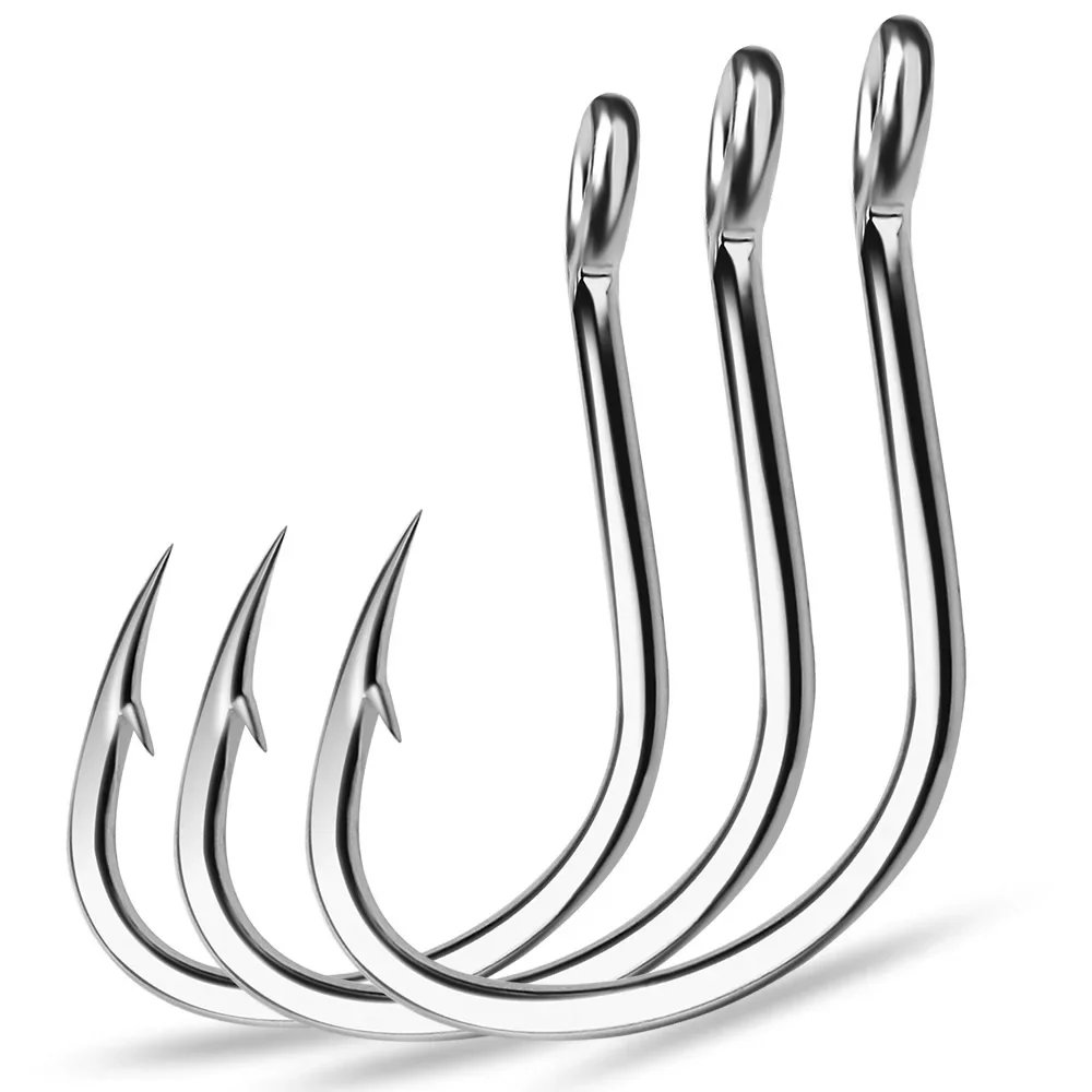 حلقة العين خطافات الصيد خطاف ا - مراجعة Fishing Hook Offset وسعره