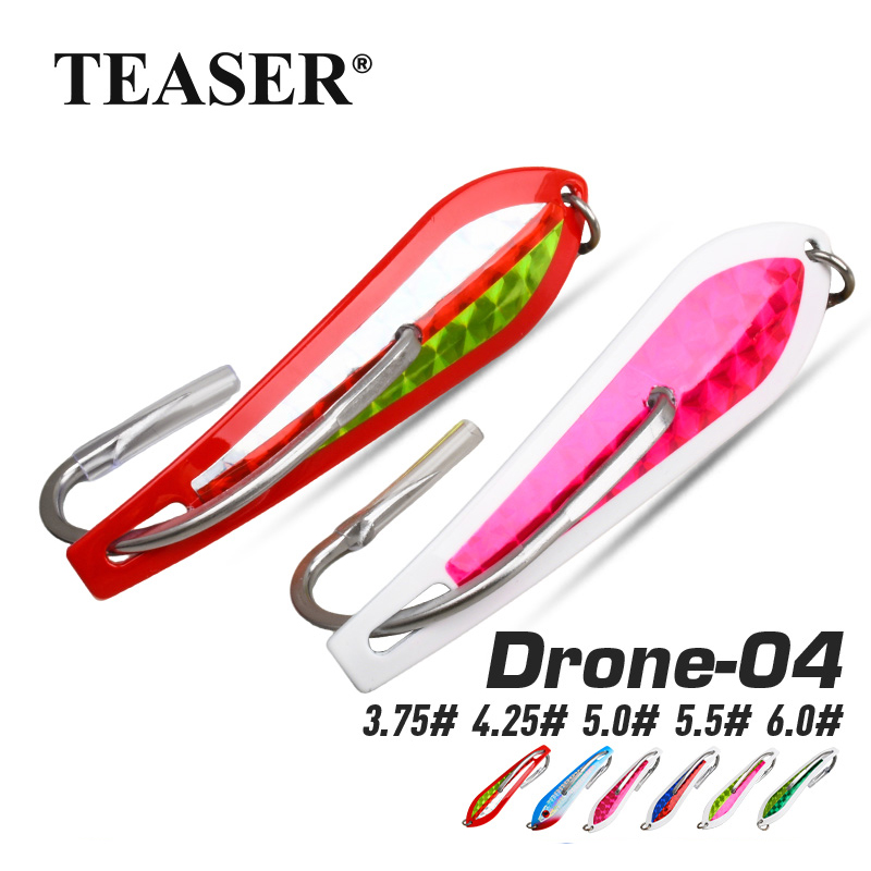 طعم صيد معدني كبير بخطاف واحد، - مراجعة Fishing Hook Size وسعره